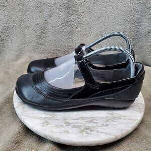 Naot Shoes Womens Size 39 US 8 Kirei Black Leather Mary Jane